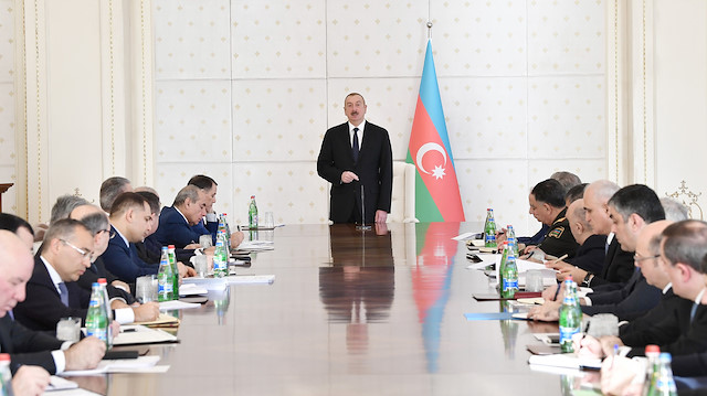 Azerbaycan Cumhurbaşkanı İlham Aliyev, Bakanlar Kurulu toplantısında 2018 yılını değerlendirdi.