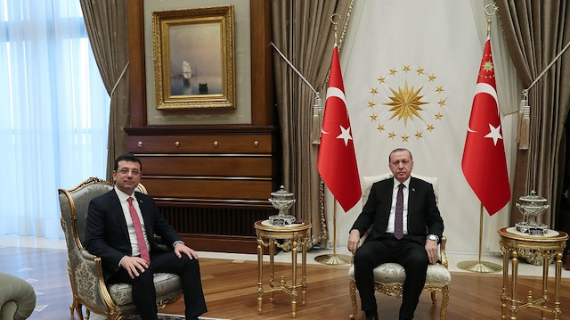 أردوغان يلتقي مرشح المعارضة لرئاسة بلدية إسطنبول