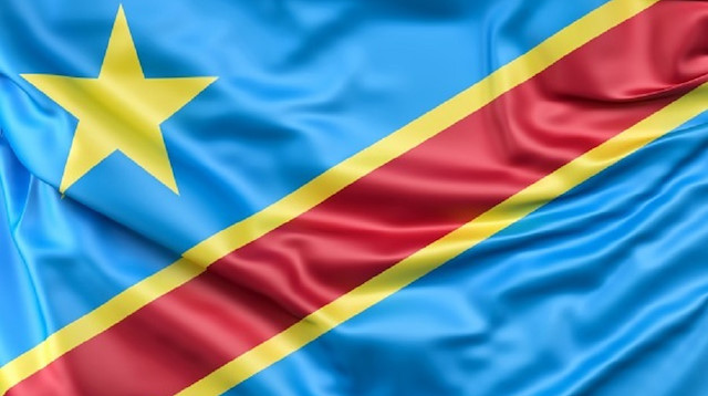 Flag of The Democratic Republic of Congo (DRC)