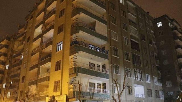 Diyarbakır'da cesedin bulunduğu bina