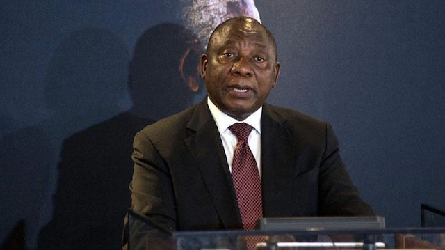  S. African President Cyril Ramaphosa