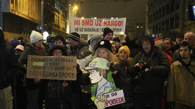 للأسبوع السادس.. عشرات الآلاف يتظاهرون ضد الحكومة الصربية