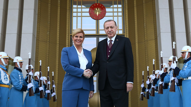 Arşiv: Erdoğan ile mevkidaşı Kitarovic.
