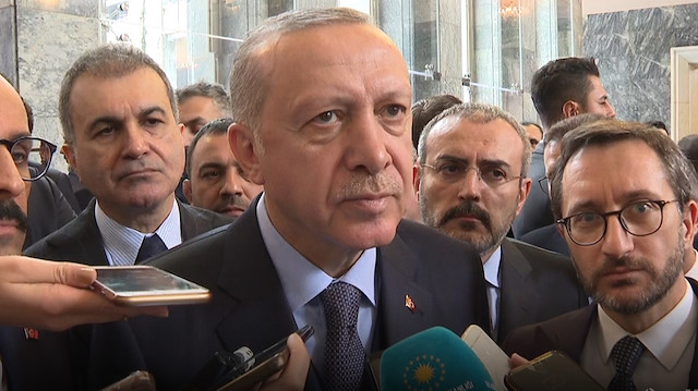 Cumhurbaşkanı Erdoğan, gazetecilerin sorularını yanıtladı. 