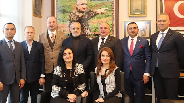 Cumhurbaşkanı Başdanışmanı Yalçın Topçu, Türkiye’deki Azerbaycanlı İş Adamları Birliği'ni makamında ağırladı.