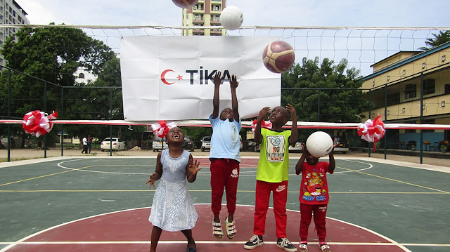 Turkish aid agency opens sports complex in Tanzania