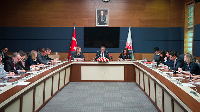 Eva Horelova attends meeting with Hakan Çavuşoğlu