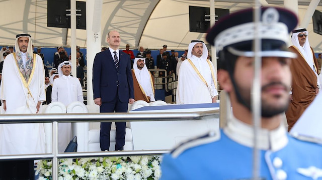 Turkish gov't minister attends Qatar police graduation
