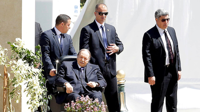 Algerian President Abdelaziz Bouteflika is seen in Algiers, Algeria.