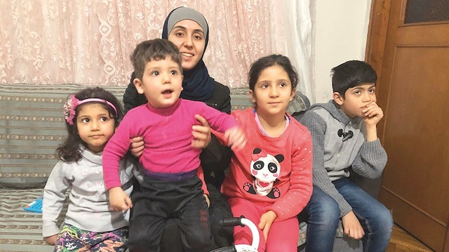 Doğu Guta’dan 4 çocuğu ve felçli eşiyle 2 yıl önce İstanbul’a gelen Gufran Hatip