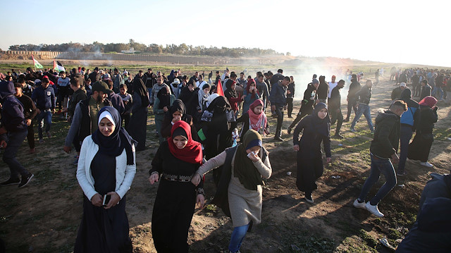 30 Mart'tan bu yana abluka altındaki Gazze Şeridi'nin İsrail sınırında "Büyük Dönüş Yürüyüşü" gösterileri düzenleniyor.