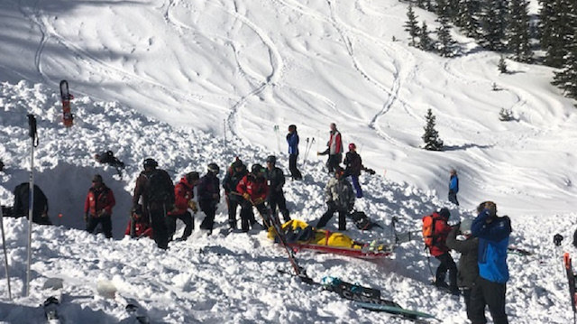 ABD'de kayak merkezinde çığ düştü. Fotoğraf: Taos News