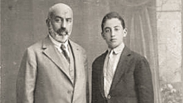 Mehmet Akif Ersoy ve oğlu Emin Akif