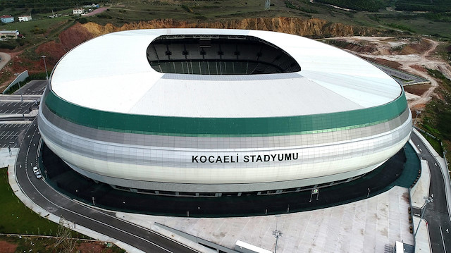2018'de hizmete giren statlardan Kocaeli Stadyumu.