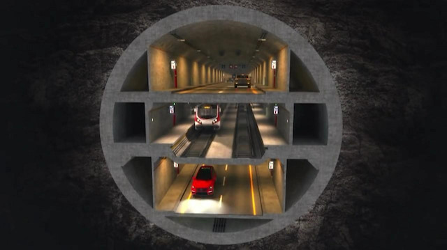 3 Katlı Büyük İstanbul Tünel Projesi
