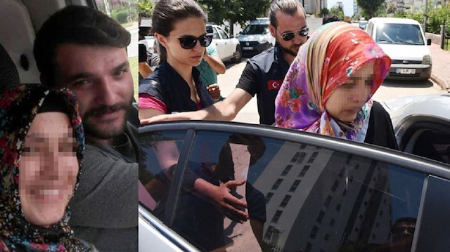 Nurcan Saraç olayın ardından polisler tarafından gözaltına alındı.