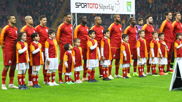 Galatasaray'ın Ankaragücü 11'i.