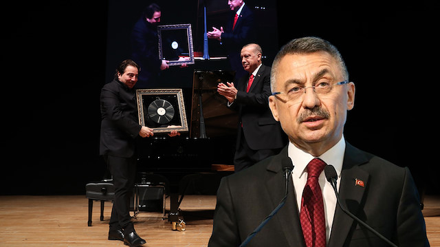 Fazıl Say - Cumhurbaşkanı Recep Tayyip Erdoğan - Cumhurbaşkanı Yardımcısı Fuat Oktay