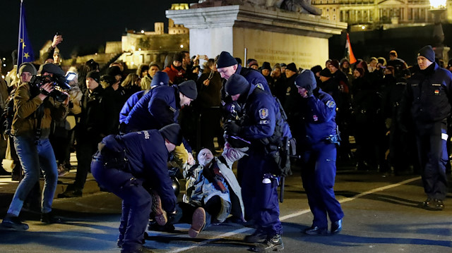 Macaristan'da geçen yıl başlayan hükümet karşıtı protestolar devam ediyor.