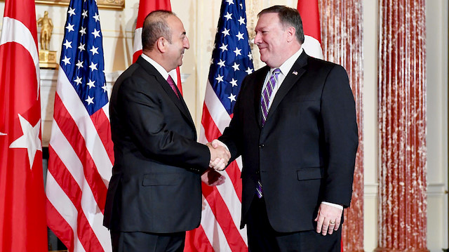 Dışişleri Bakanı Mevlüt Çavuşoğlu ile ABD Dışişleri Bakanı Mike Pompeo 