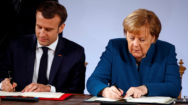 Merkel ve Macron, "Aachen Anlaşması" olarak nitelendirilen yeni iş birliği anlaşmasını imzaladı.