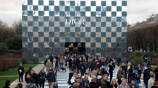 Guest leave after attending the Christian Dior's Haute Couture Spring-Summer 2018 fashion collection show in Paris, France, January 22, 2018. REUTERS/Charles Platiau

