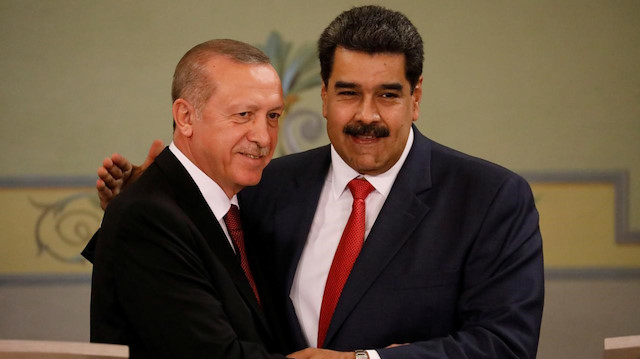 Recep Tayyip Erdoğan ve Nicolas Maduro