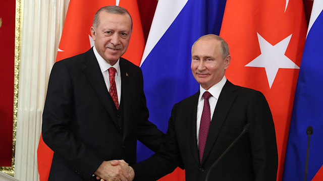 Recep Tayyip Erdoğan - Vladimir Putin meeting in Moscow

