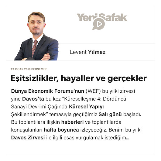 Eşitsizlikler, hayaller ve gerçekler