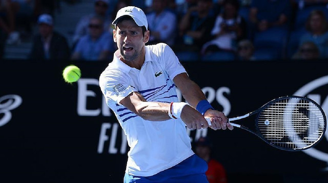 World number one men's tennis player Novak Djokovic beat 28th-seeded French Pouille 3-0 to advance to the final at the Australian Open on Friday.