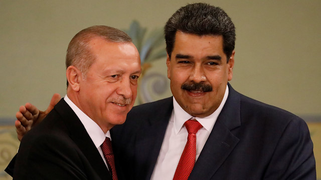File photo: Turkish President Tayyip Erdoğan and Venezuela's President Nicolas Maduro