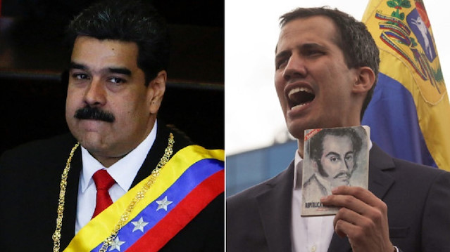 Nicolas Maduro and Juan Guaido