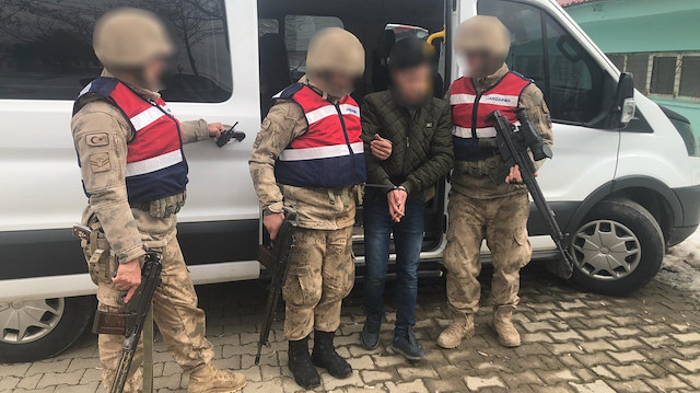 'Şervan Fargin' kod adlı M.K. adlı terörist Diyarbakır'da yakalandı.