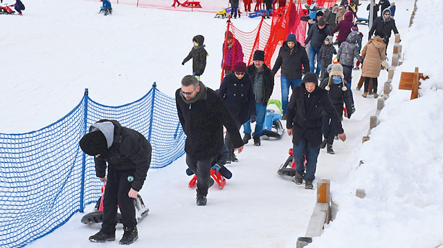 Çambaşı Yaylası’nda 14. Çambaşı Kar Festivali düzenlendi.