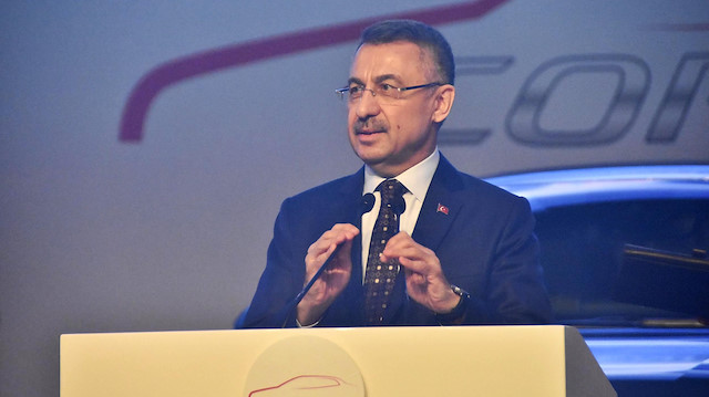 Cumhurbaşkanı Yardımcısı Oktay, Toyota fabrika açılış töreninde konuştu.