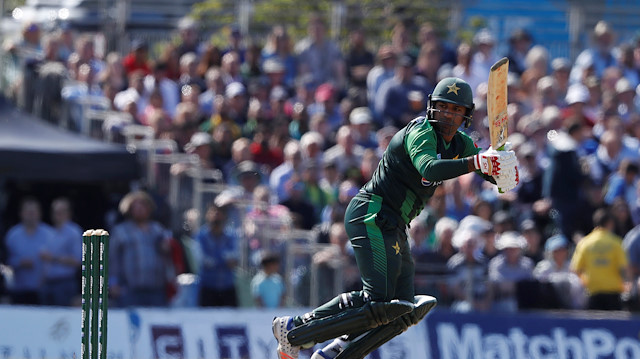 Cricket - Scotland vs Pakistan - First International T20 - The Grange Club, Edinburgh, Britain - June 12, 2018 Pakistan's Sarfraz Ahmed in action REUTERS/Russell Cheyne