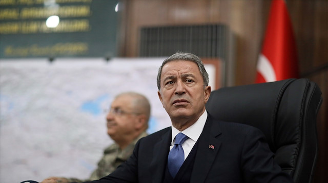 Turkish Defense Minister Hulusi Akar