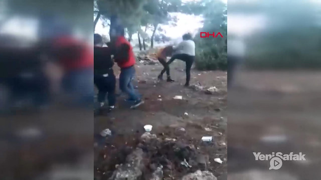Bullies torture woman in Turkish forest 