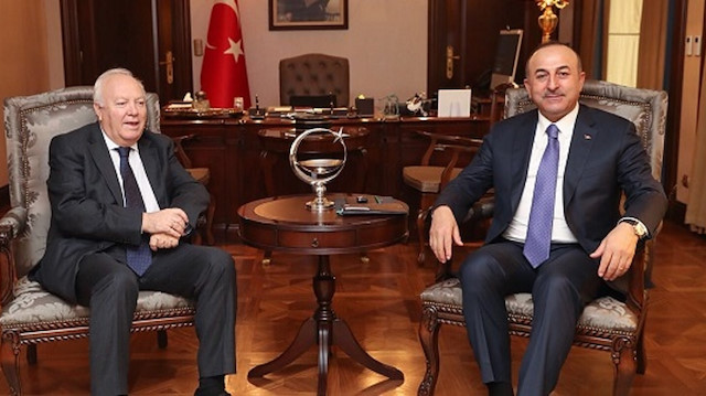 Turkey's FM Mevlüt Çavuşoğlulu spoke with Miguel Moratinos, former foreign minister and high representative of the UN’s Alliance of Civilizations.