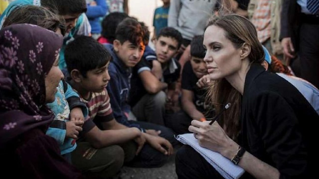 Angelina Jolie visits Rohingya refugees in Bangladesh