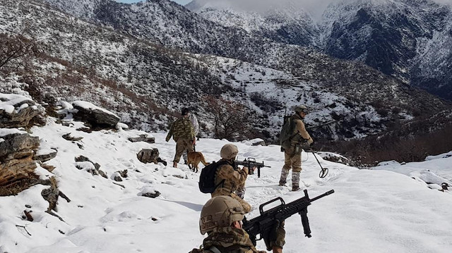 Siirt'in Baykan ile Bitlis sınırlarında güvenlik güçlerince PKK sığınaklarına operasyon düzenlendi. 