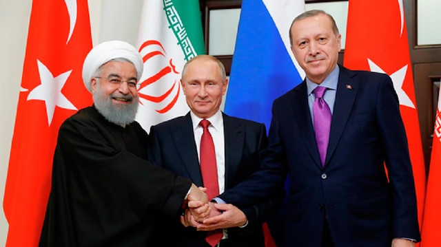 Hasan Ruhani, Vladimir Putin ve Recep Tayyip Erdoğan
