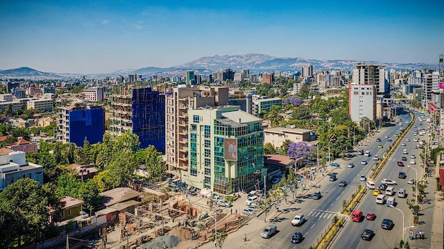 Etiyopya'nın başkenti Addis Ababa.