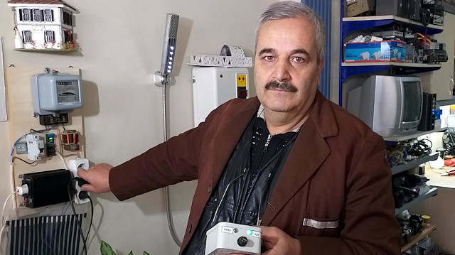 Dadaş Mucit Ebubekir Taşbaşı geliştirdiği cihazı 150 TL'ye mal etti.