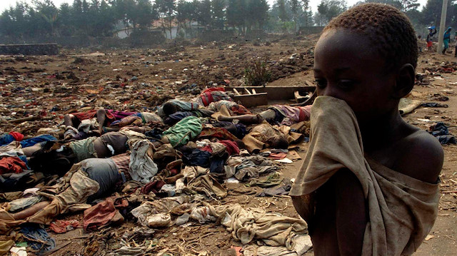 Ruanda Soykırımı'nda 100 günde 800 bin kişiyi katlettiler.