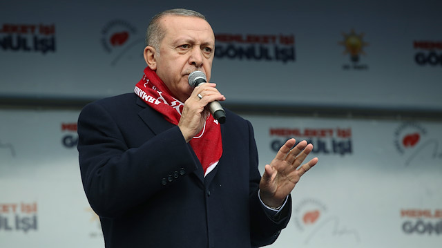 Cumhurbaşkanı Erdoğan, Sivas'ta halka hitap etti. 