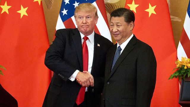 ​ABD Başkanı Donald Trump - Çin Devlet Başkanı Xi Jinping.