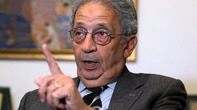 File photo: Former Egyptian foreign minister and presidential candidate Amr Moussa 