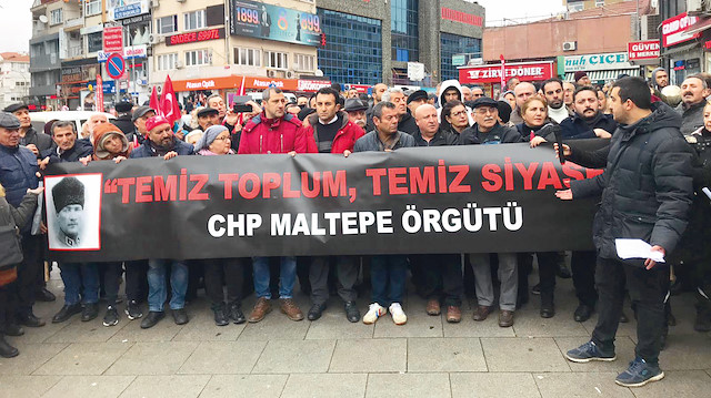 CHP Maltepe Örgütü adı yolsuzluklarla anılan Ali Kılıç'ın tekrar aday gösterilmesine tepki olarak İstanbul'dan Ankara'ya yürüyüşe geçti.