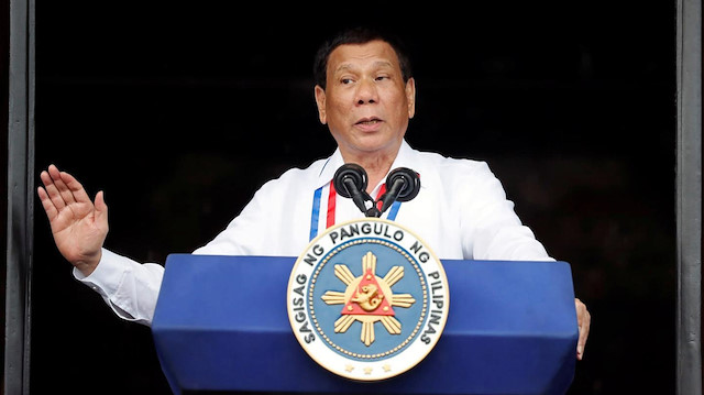 Filipinler Devlet Başkanı Rodrigo Duterte.